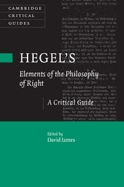 Hegel's Elements of the Philosophy of Right