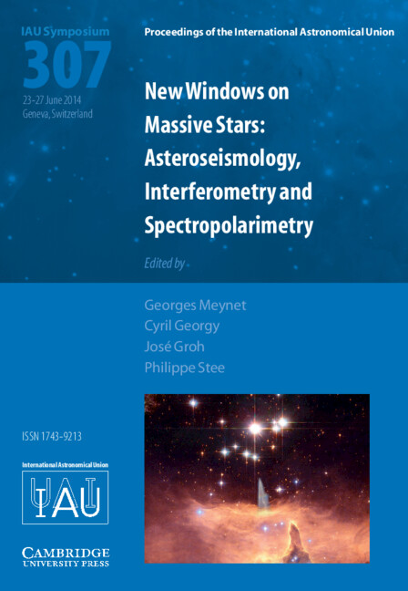 New Windows on Massive Stars (IAU S307)