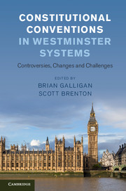 Constitutional Conventions in Westminster Systems