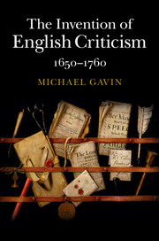 The Invention of English Criticism