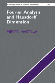 Fourier analysis and hausdorff dimension | Abstract analysis