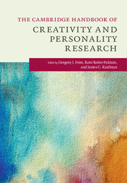 The Cambridge Handbook of Creativity and Personality Research