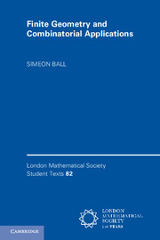 Finite Geometry and Combinatorial Applications