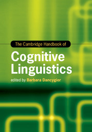 The Cambridge Handbook Of Cognitive Linguistics Edited By - 