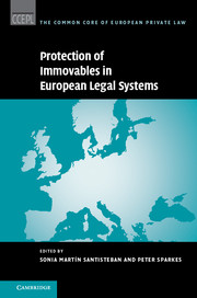 Protection of Immovables in European Legal Systems