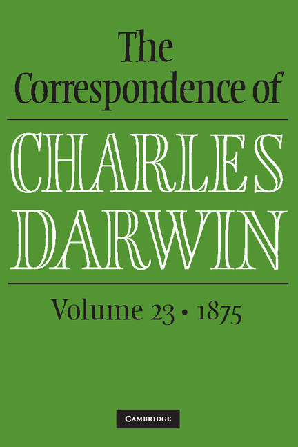 The Correspondence of Charles Darwin