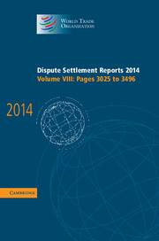 Dispute Settlement Reports 2014