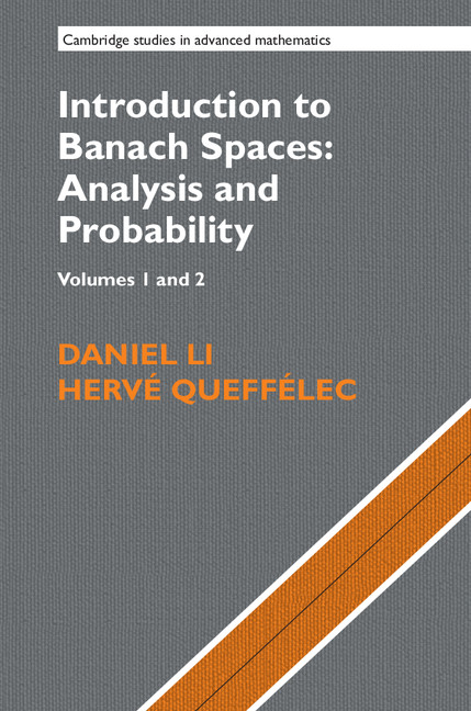 Introduction to Banach Spaces: Analysis and Probability