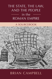 The State, the Law, and the People in the Roman Empire