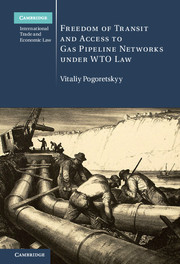 Freedom of Transit and Access to Gas Pipeline Networks under WTO Law