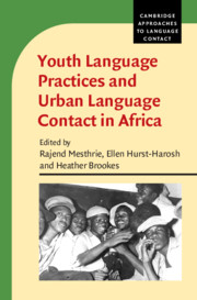 Youth Language Practices and Urban Language Contact in Africa