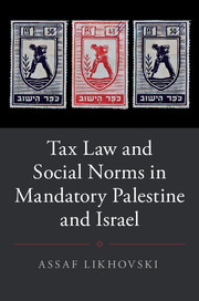 Tax Law and Social Norms in Mandatory Palestine and Israel