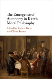 The Emergence of Autonomy in Kant's Moral Philosophy