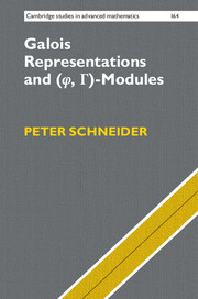 Galois Representations and (Phi, Gamma)-Modules