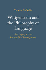 Book Cover for Wittgenstein and the Philosophy of Language: The Legacy of the Philosophical Investigations
