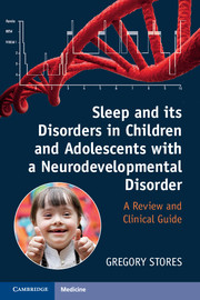 Sleep and its Disorders in Children and Adolescents with a Neurodevelopmental Disorder