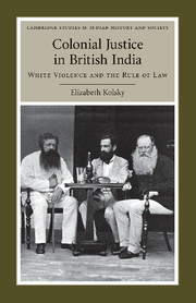 Colonial Justice in British India