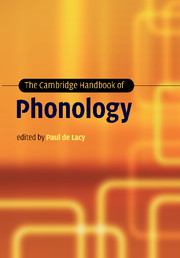 The Cambridge Handbook of Phonology