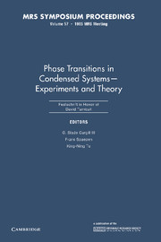 Phase Transitions in Condensed Systems — Experiments and Theory