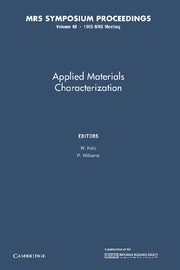 Applied Materials Characterization