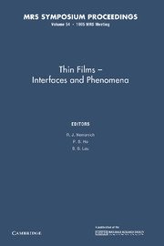 Thin Films — Interfaces and Phenomena