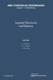 Layered Structures and Epitaxy