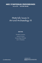 Materials Issues in Art and Archaeology III