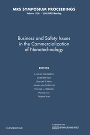 Business and Safety Issues in the Commercialization of Nanotechnology