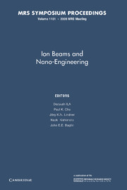 Ion Beams and Nano-Engineering