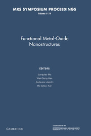 Functional Metal-Oxide Nanostructures