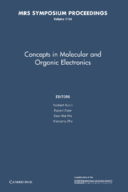 Concepts in Molecular and Organic Electronics