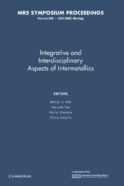 Intergrative and Inerdisciplinary Aspects of Intermetallics