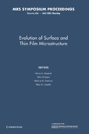 Evolution of Surface and Thin Film Microstructure