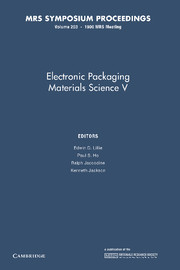 Electronic Packaging Materials Science V