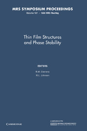 Thin Film Structures and Phase Stability