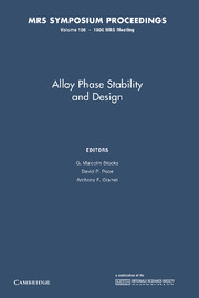 Alloy Phase Stability and Design