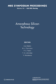 Amorphous Silicon Technology