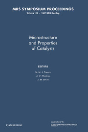 Microstructure and Properties of Catalysts