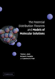The Potential Distribution Theorem and Models of Molecular Solutions