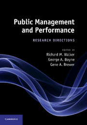 Public Management and Performance