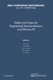 Defect and Impurity Engineered Semiconductors and Devices III