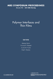 Polymer Interfaces and Thin Films