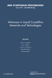 Advances in Liquid Crystalline Materials and Technologies