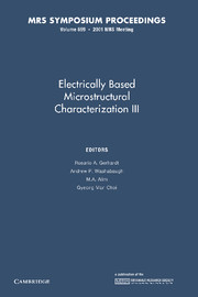 Electrically Based Microstructural Characterization III