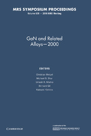 GaN and Related Alloys — 2000