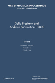 Solid Freeform and Additive Fabrication – 2000