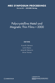 Polycrystalline Metal and Magnetic Thin Films 2000