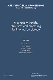 Magnetic Materials, Structures and Processing for Information Storage