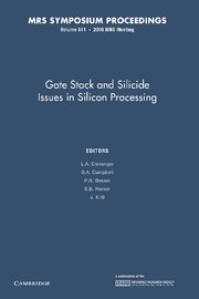 Gate Stack and Silicide Issues in Silicon Processing