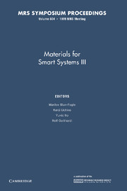 Materials for Smart Systems III